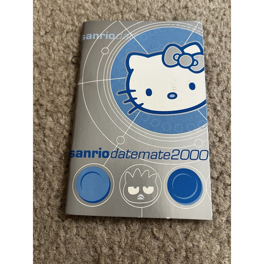 Y2k 2000 Sanrio Datemate Calendar Organizer W/Stickers Unused Planner Twee Anime